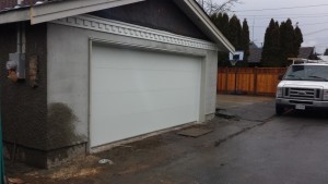 After Install of t series garage door