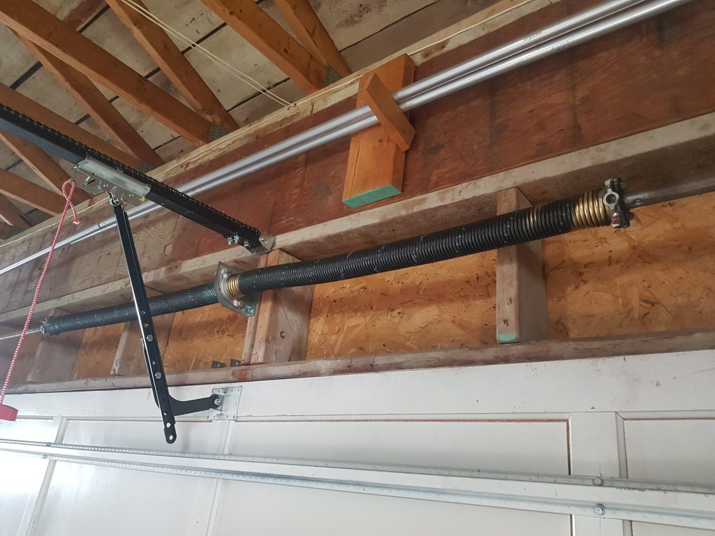 Two Replaced Garage door springs