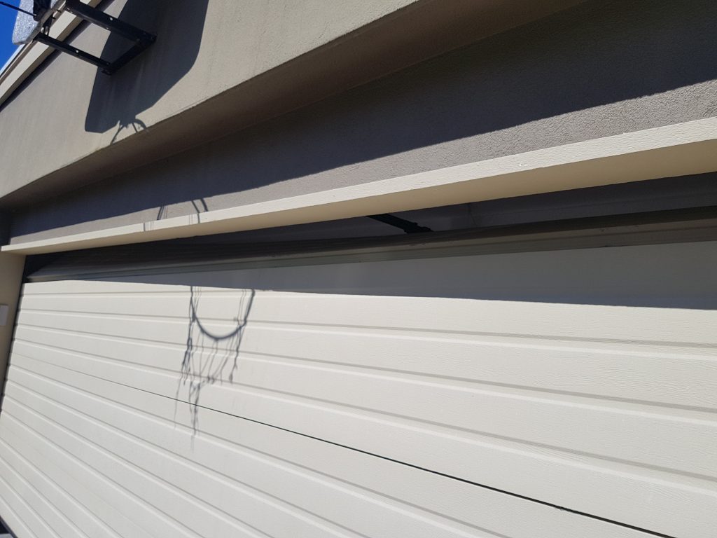 Before Garage door cables are replaced. You will see the doors top section is greatly compromised from the indifference in cable lengths. 