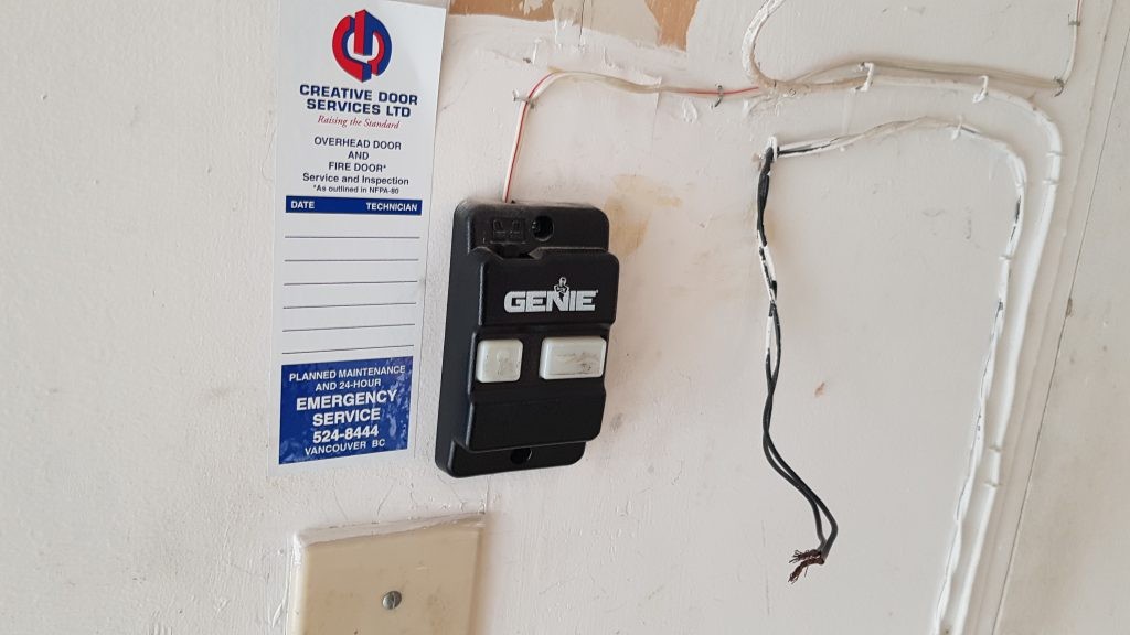 Old Genie Garage Door Opener Failed In, Genie Garage Door Switch Not Working