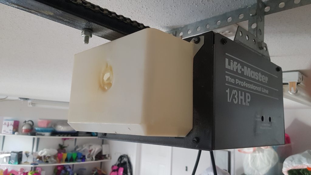 Liftmaster lightcover in Delta that is Melted.