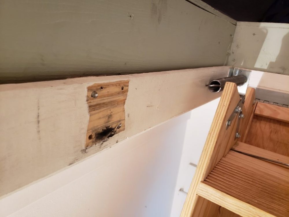 Service Call for Attic Stairway in West Vancouver Access Garage Doors