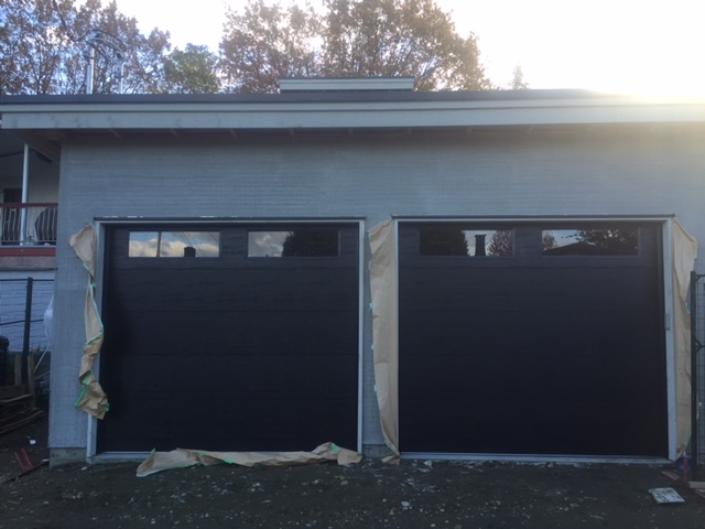 View of garage door installed in Vancouver
