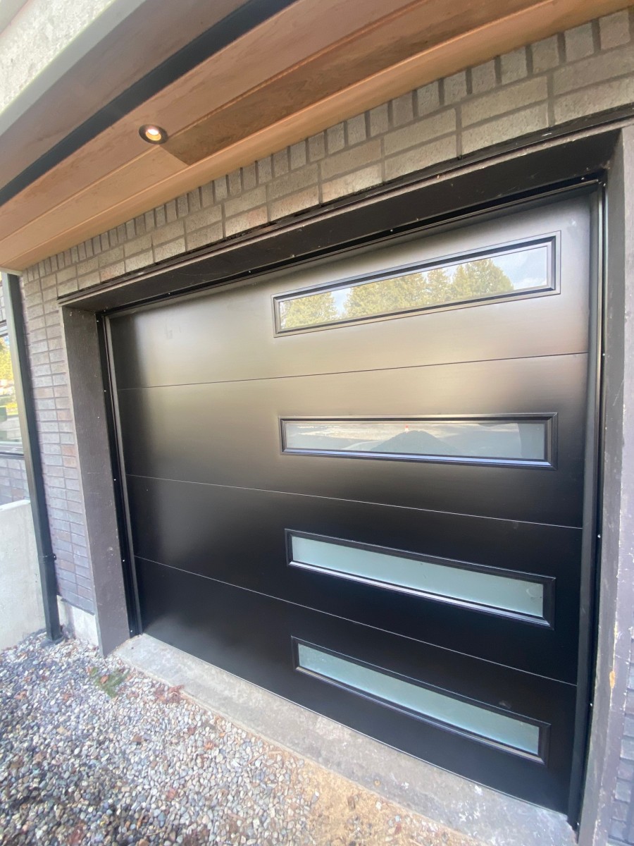 View of Modern Tech doors installed in Tsawwassen