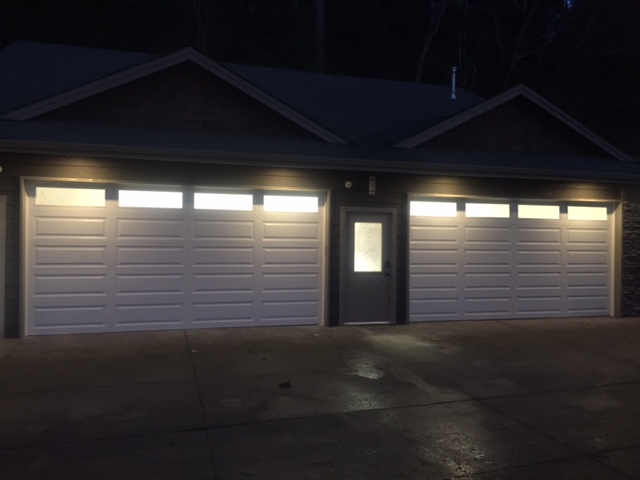 View of garage doors installed in Tsawwassen