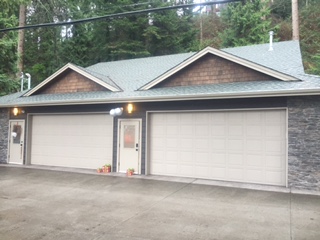 View of garage doors installed in Tsawwassen
